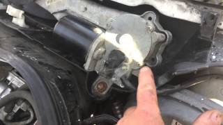 Mercedes windshield wiper stays running /won't park, problem fixed