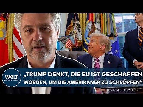 STRAFE GEGEN GOOGLE: Trump sauer und droht mit Zöllen – "Er denkt, die EU will Amerikaner schröpfen"