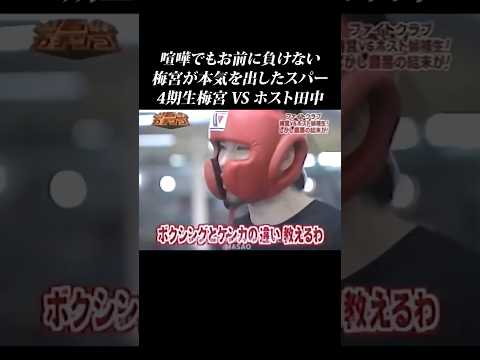 梅宮が遂に本気でホスト候補生をしばく… #shorts #ガチンコ #竹原慎二 #梅宮 #反則 #5期生