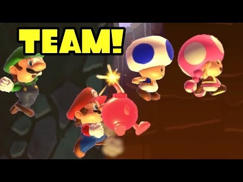 Super Mario Maker 2 Multiplayer Co-Op Together