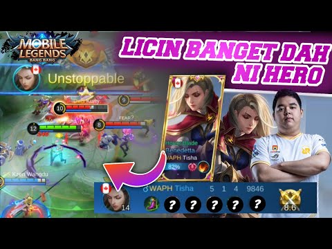 BENEDETTA 85.6℅ WIN RATE BUILD! - TOP 1 GLOBAL BENEDETTA MOBILE LEGENDS