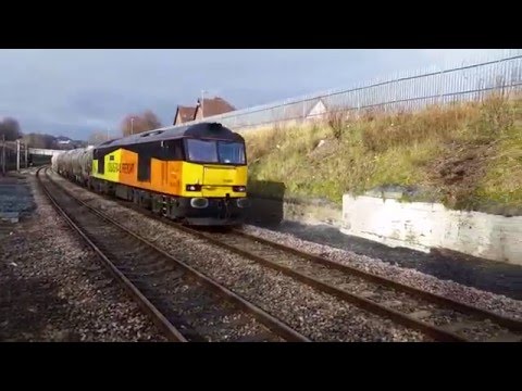 Trains at Heworth and Newcastle (08-03-2016)
