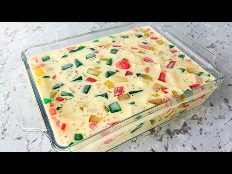 My Favorite Gulaman Dessert Recipe | Jelly-Sago Recipe Ideas | Creamy Filipino Dessert