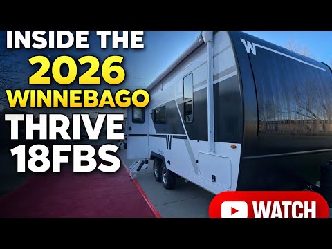 Small lightweight dual axle travel trailer! 2026 Winnebago thrive 18FBS travel trailer 