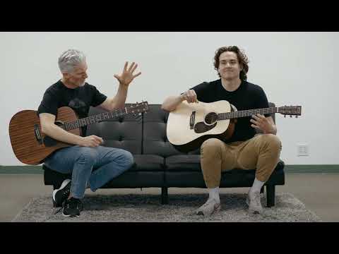 Spruce vs Sapele Martin D-10E Guitar Comparison