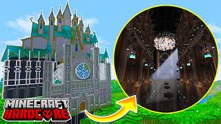 I Built a Giant Fantasy Castle in Hardcore Minecraft!