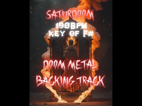 Epic Doom Metal Backing Track - 190 BPM in F# - Neural DSP Rabea 8 guitar tones