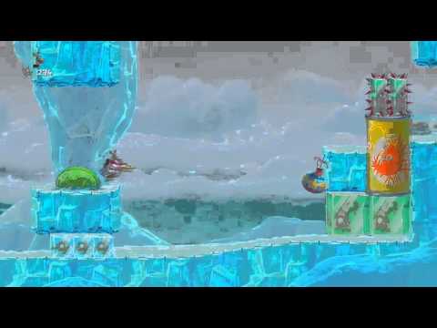 Rayman Legends Playthrough Part 84 - [Back To Origins] Gourmand Land - You're On Fire!