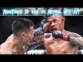 INSANE Reactions From UFC Fighters Fans To Joshua Van Vs Brandon Royval WAR Joshuavan Ufc Mma