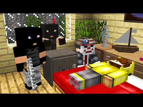 YENİ EVİME HIRSIZLAR GİRDİ! 😭 - Minecraft