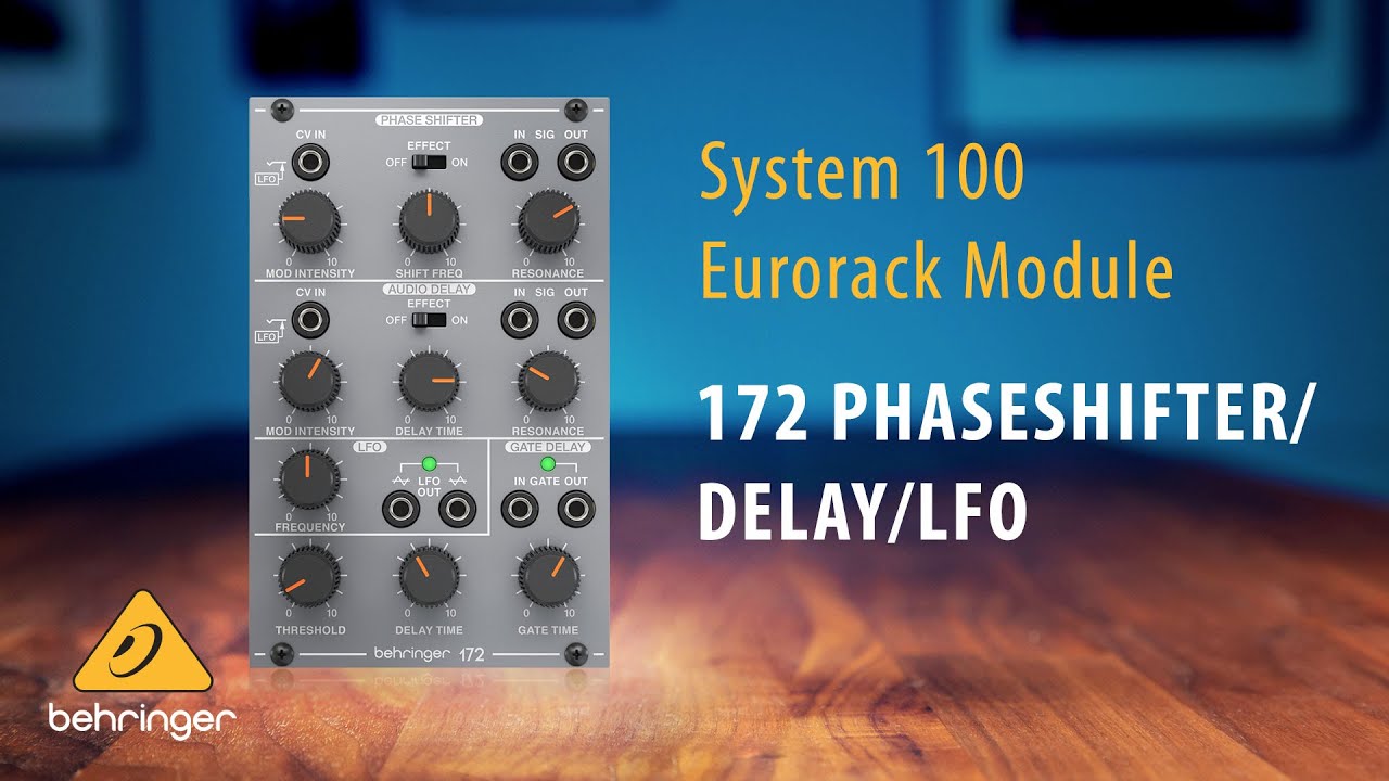 Behringer 172 Phase Shifter / Delay / LFO Eurorack Module