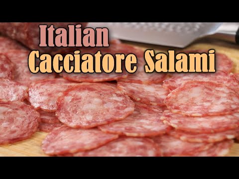 Amazing Homemade Italian Cacciatore Salami