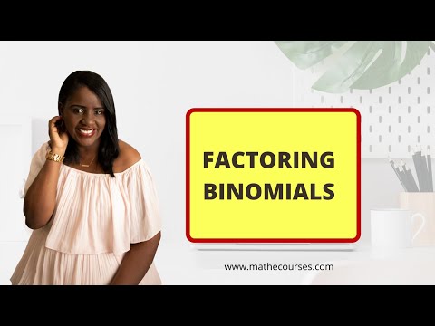 Factoring Binomials with Exponents: A difference of two squares.