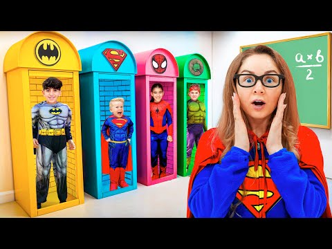 Superhero SCHOOL Adventure + More New Videos for Kids