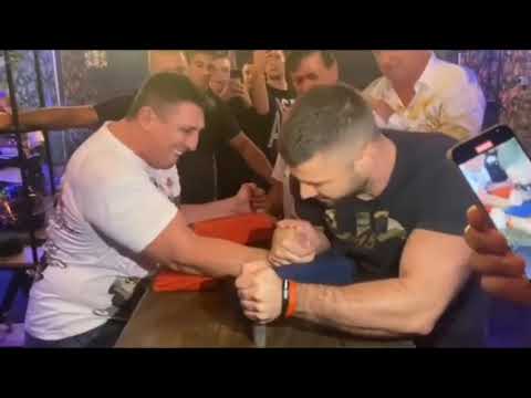 Propali krimos Kristijan Golubovic izgubio u obaranju ruke