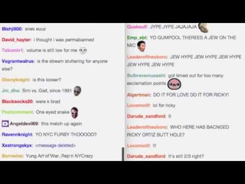 Stream Chat Reaction - TS YUNG Art vs Snake Eyez at FR18