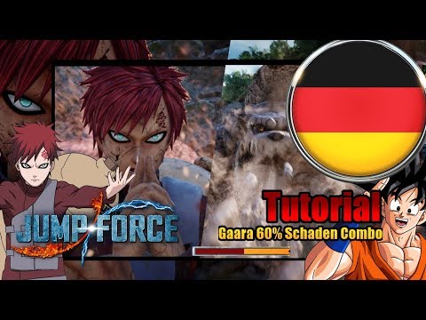 Jump Force Gaara INSANE 60% Combo! Tutorial deutsch ps4