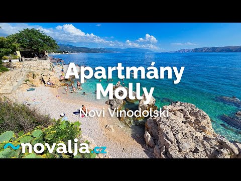 Apartmány Molly s krásnou zahradou na Crikvenické riviéře