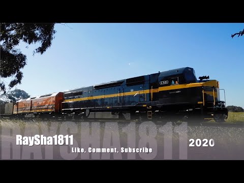 D283V - CLF2-C501 (LE) & 7922V - C501-CLF2 (SCT Dooen) Murgheboluc - Australian Trains by Raysha1811