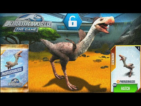 PHORUSRHACOS PACK UNLOCK PHORUSRHACOS 999 | JURASSIC WORLD THE GAME