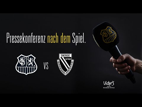 1. FC Saarbrücken - Energie Cottbus - Pressekonferenz nach dem Spiel (3. Liga , 20. Spieltag)