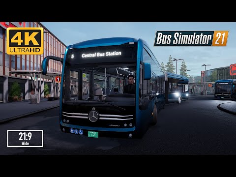 Bus Simulator 21 Next Stop - Mercedes-Benz eCitaro G - Seaside Valley | Logitech G29