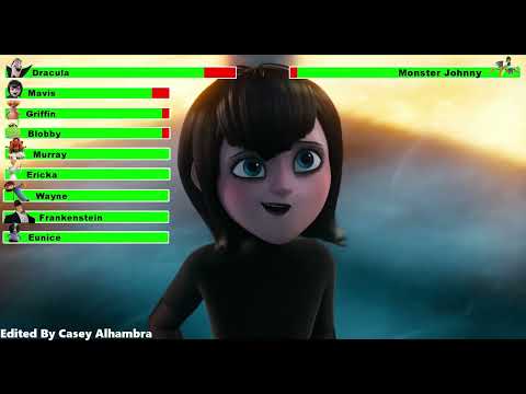 Hotel Transylvania 4: Transformania (2022) Final Battle with healthbars