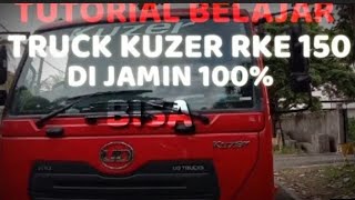 Download lagu TUTORIAL MUDAH BELAJAR MOBIL TRUCK KUZER RKE 150, belajar mengemudi Truck Langsung Bisa mp3