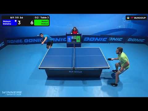 10:45 Maksym Deineha  - Nazarii Haievyi 26.09.2023 TT Euro.Cup Ukraine Master. TABLE 3
