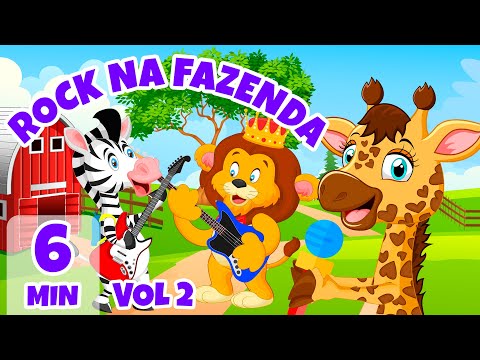 Rock na Fazenda vol 2 - Giramille 6 min | Desenho Animado Musical