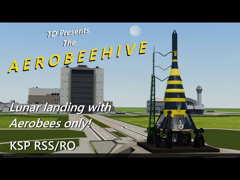 THE AEROBEEHIVE - Aerobees only to Lunar landing... why not? [KSP RSS/RO]
