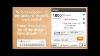 How To Get Free Bids On Quibids Without Paying