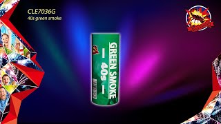 Dymovnica Smoke Turbo 40s zelená 1ks (škrkacie)
