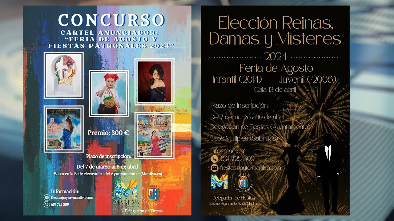 Abierto el plazo de inscripción para reinas, damas y místeres