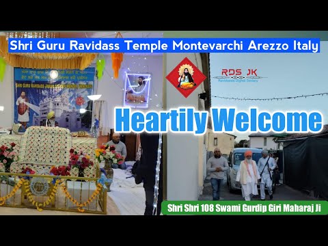 Heartily Welcome By SGRS Montevarchi Arezzo Italy | Swami Gurdip Giri Maharaj Ji ( Pathankot Wale )