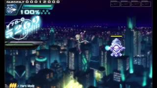 Azure Striker Gunvolt - Media Tower - Failed S-Rank Attempt (Hard Mode)