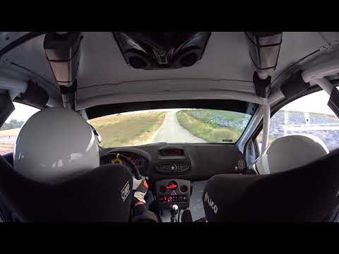 Rajd Ziemi Proszowickiej os. Koniusza Maxireno Piotr Krzysztoforski Mariusz Modesan Clio RS