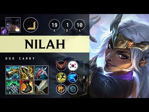 Nilah ADC vs Zeri - KR Grandmaster Patch 25.13