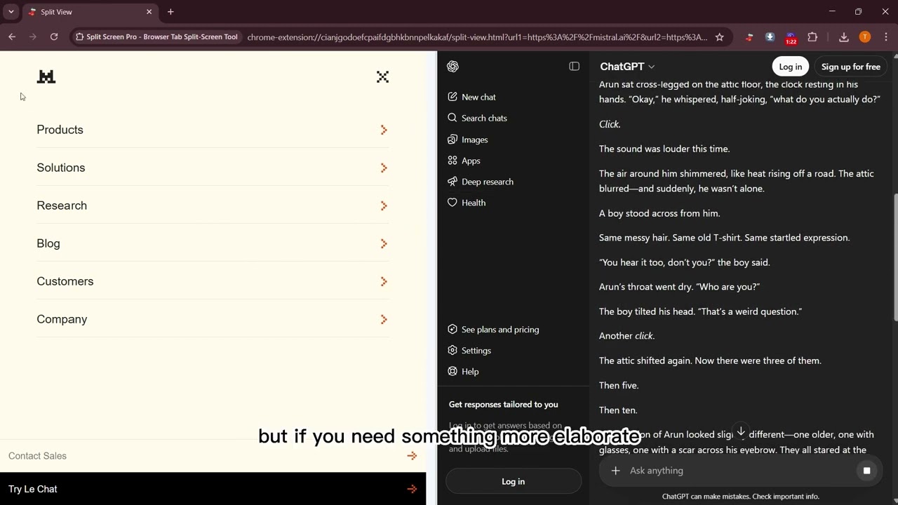 Someone Finally Compared Mistral le Chat vs ChatGPT Properly