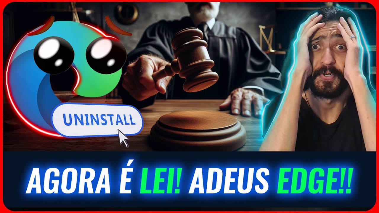 Como DESINSTALAR o Microsoft Edge? Nova LEI OBRIGA a Microsoft a permitir isso! (E JÁ TÁ VALENDO!!)