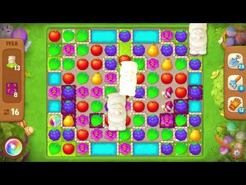Gardenscapes Level 1958 With No Boosters - Hard Level
