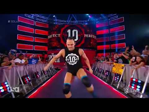Tye Dillinger Amazing Entrance and Pop SmackDown LIVE -   25 July 2017