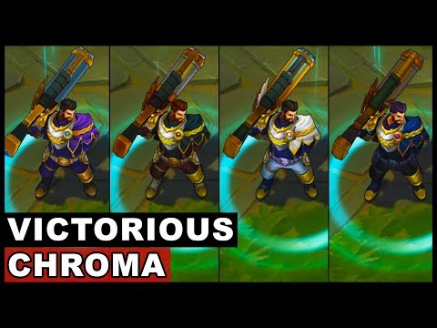 All Victorious Graves Chroma Skins Recall Animations (League of Legends)