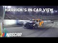 Chase Elliott vs. Kevin Harvick | Final Laps from Harvick's In-Car Camera | Bristol Motor Speedway