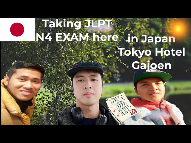 Taking JLPT N4 Exam in Tokyo/JLPT N4 Test 2020/JLPT N4/JLPT N4 Exam day/Foreign Student taking JLPT.