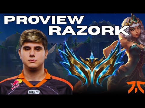 FNC Razork PROVIEW SoloQ | Qiyana Jayce Taliyah  | PATCH 26.01 | Challenger Gameplay