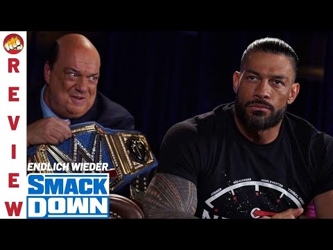 WWE SmackDown - Goldberg droht Reigns, Rousey rettet Naomi - Review - 11.2.22 - Wrestling-Podcast