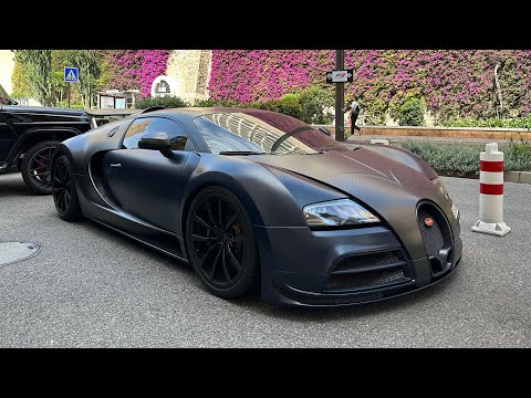 Crazy Bugatti Veyron Mansory in Monaco during F1 !