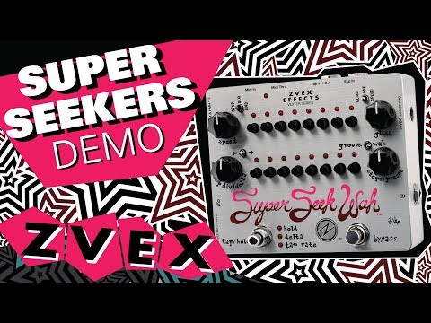 ZVEX Super Seek Wah Hand Painted Guitar Pedal image 2