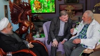Iran's president in Cuba, meets Castros